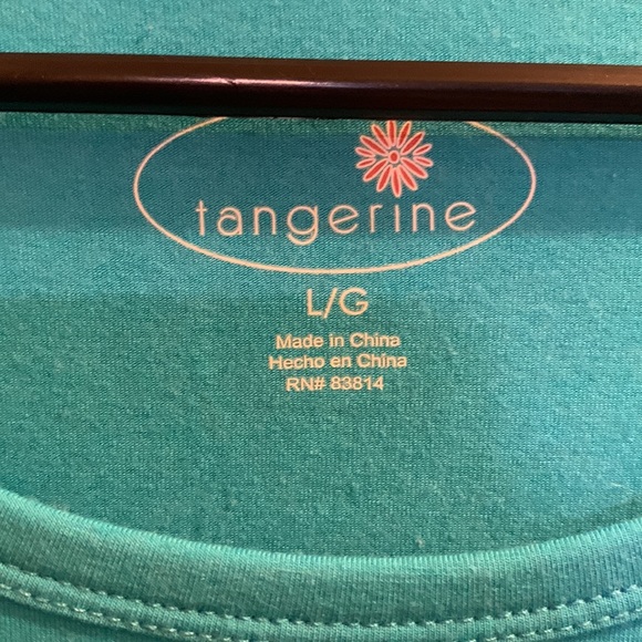Tangerine Blue Top Size Large - Picture 2 of 7